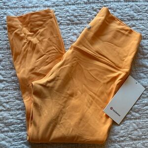Lululemon Yellow Align HR Crop Leggings